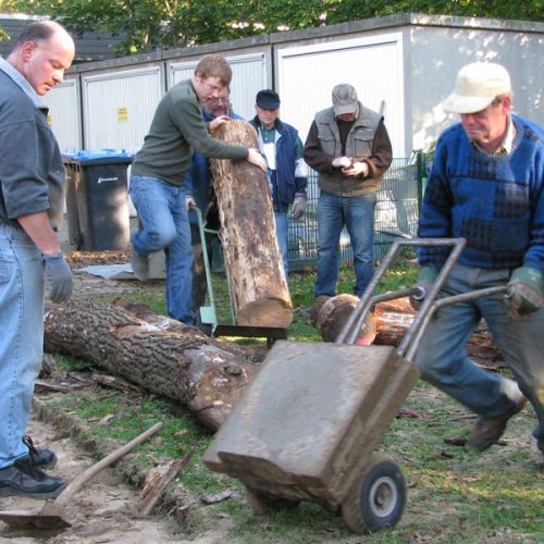 2011 Arbeitseinsatz beim AWO Kindergarten Neesen