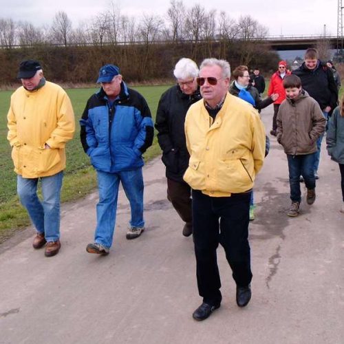 2014 2. Kompanie Winterwanderung zur Mühle in Meißen